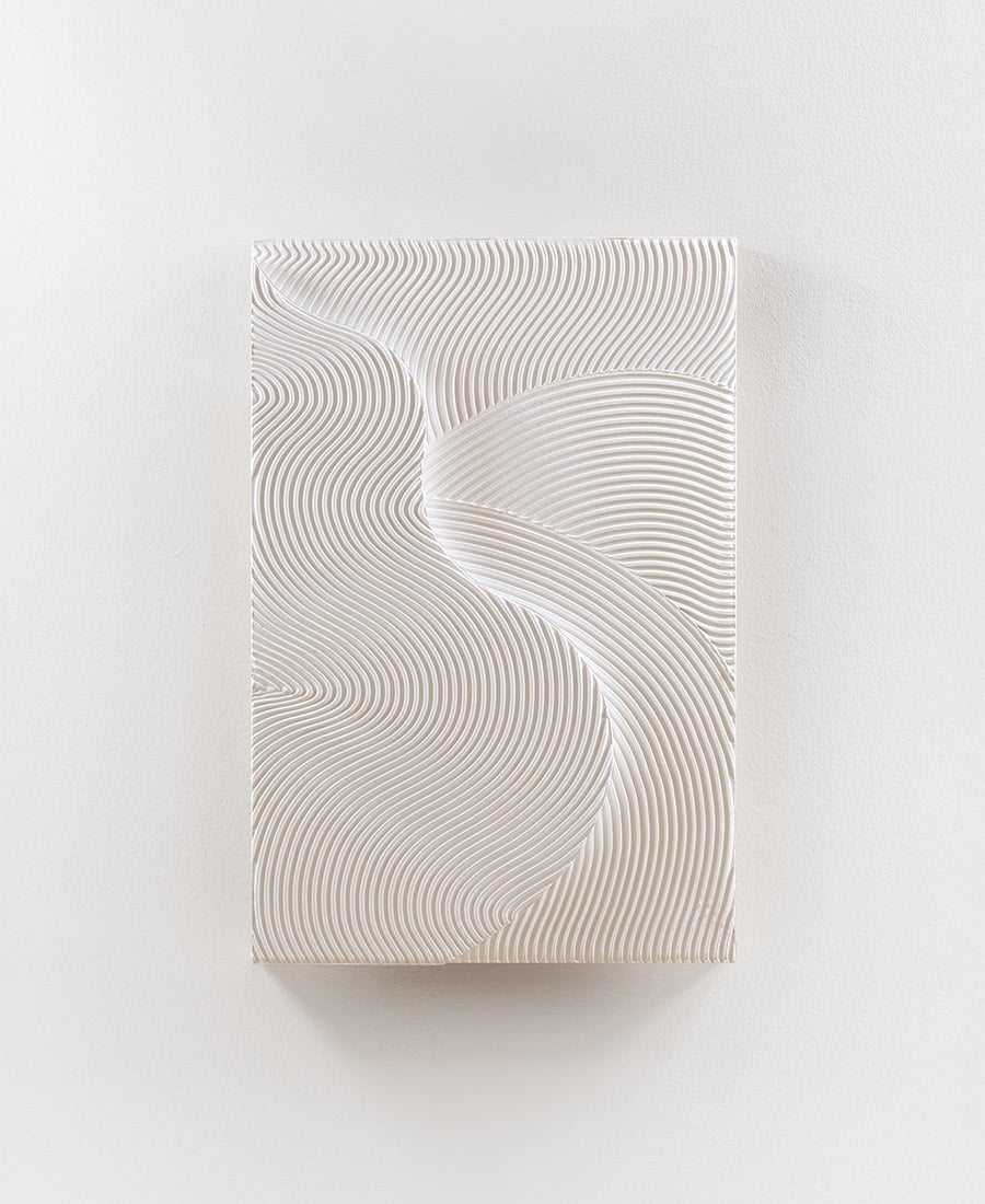 Image of Waves Relief · White No. 1