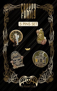 Image 4 of 🟢 STOCK 🟢 FAMILLE ADDAMS pins à l'unité - collection CREEPY FAMILY