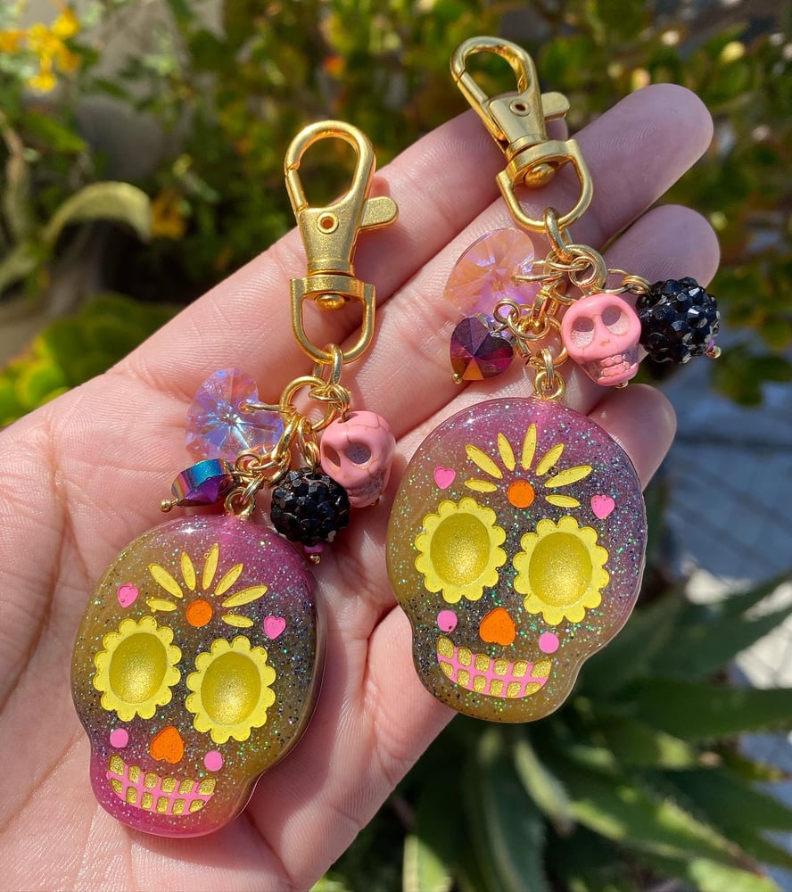 Image of Sugar Skull Small Resin Charm 