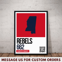 Pantone Print | Pantone Mississippi Poster | Pantone Wall Art Home Decor | Modern Minimalist Art