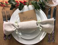 Image 3 of Linen Christmas Crackers