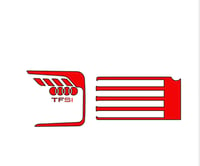 Image 2 of Audi 1.4 TFSI Engine/Airbox cover Overlay Sticker Set 