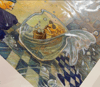 SALE: "Bathtub Blues" PRINT (approx. 7.5x7.5 or 8x8" print/ overstock/ no damage) *MAT NOT INCLUDED*