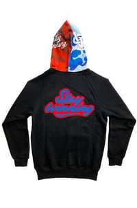 Image 1 of Stay Winning Split Camo Chenille Hoodie