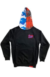 Image 5 of Stay Winning Split Camo Chenille Hoodie