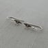 Tiny Sterling Silver Eastern Tiger Swallowtail Butterfly Earrings Image 3