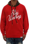 Stay Winning Script Red/White Camo Hoodie