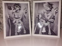 Image 2 of BATHROOM GIRL PRINT SET