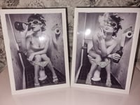 Image 4 of BATHROOM GIRL PRINT SET