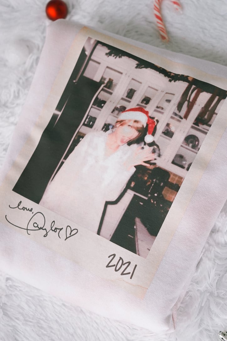 Taylor Swift Christmas Polaroid