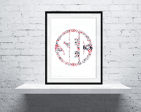  Custom Digital Mississippi Wall Art - Word Cloud
