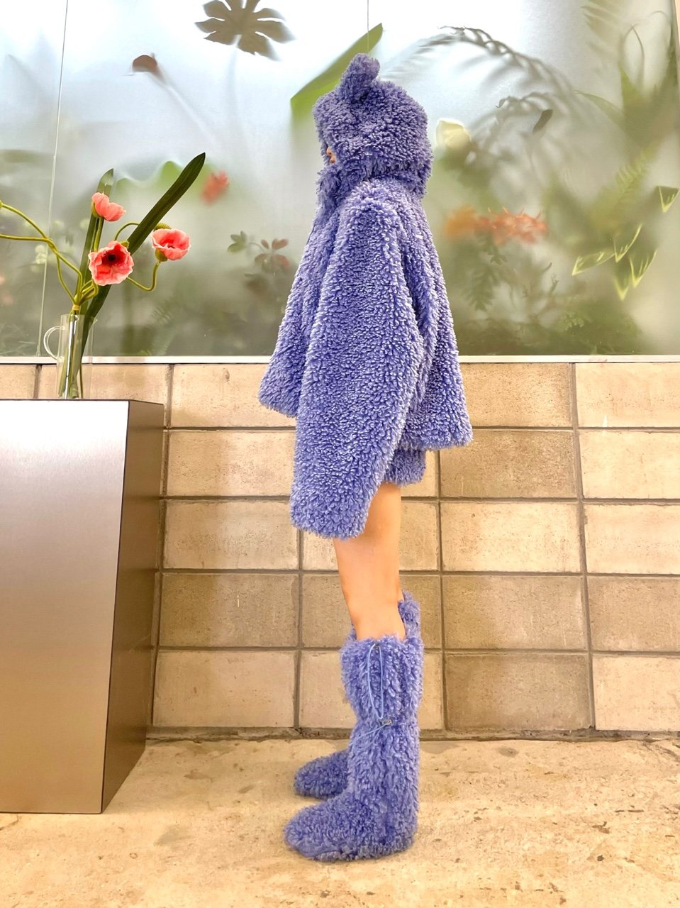 CUDDLE BEAR JACKET & FUR SOCKS