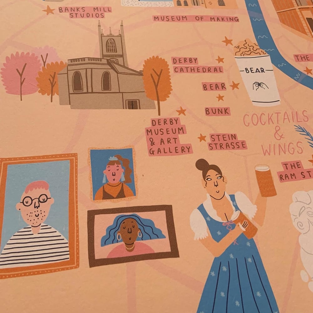 Image of *SUPER SECONDS* Derby Map 