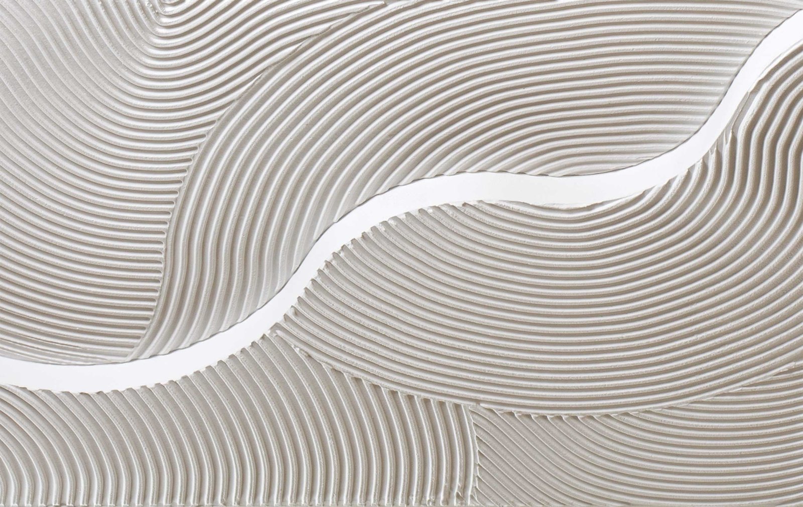 Image of Waves Relief · White No. 4