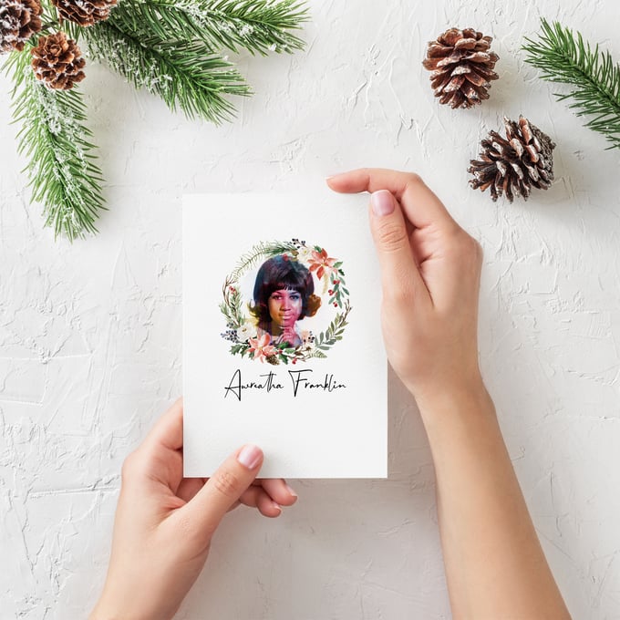 Image of Christmas Card - Awreatha Franklin