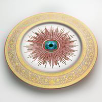 Image 2 of London Burst - Large fine China Plate - #0745