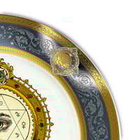 Image 3 of The Eye all seeing - Large Fine China Plate - #0773