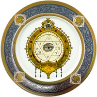 Image 1 of The Eye all seeing - Large Fine China Plate - #0773