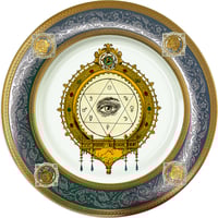 Image 1 of The Eye all seeing - Fine China Plate - #0788