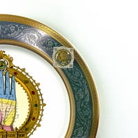 Image 3 of Left Hand palmstry chiromancy - Fine China Plate - #0788