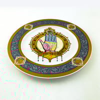Image 2 of Left Hand palmstry chiromancy - Large Fine China Plate - #0773