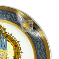 Image 3 of Left Hand palmstry chiromancy - Large Fine China Plate - #0773