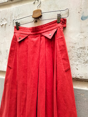 Gonnellone rosso fragola