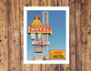 Cowboy Motel Print