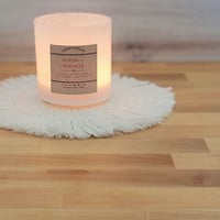 Image 1 of CANDLE + BOHO CROCHET COASTER GIFT SET