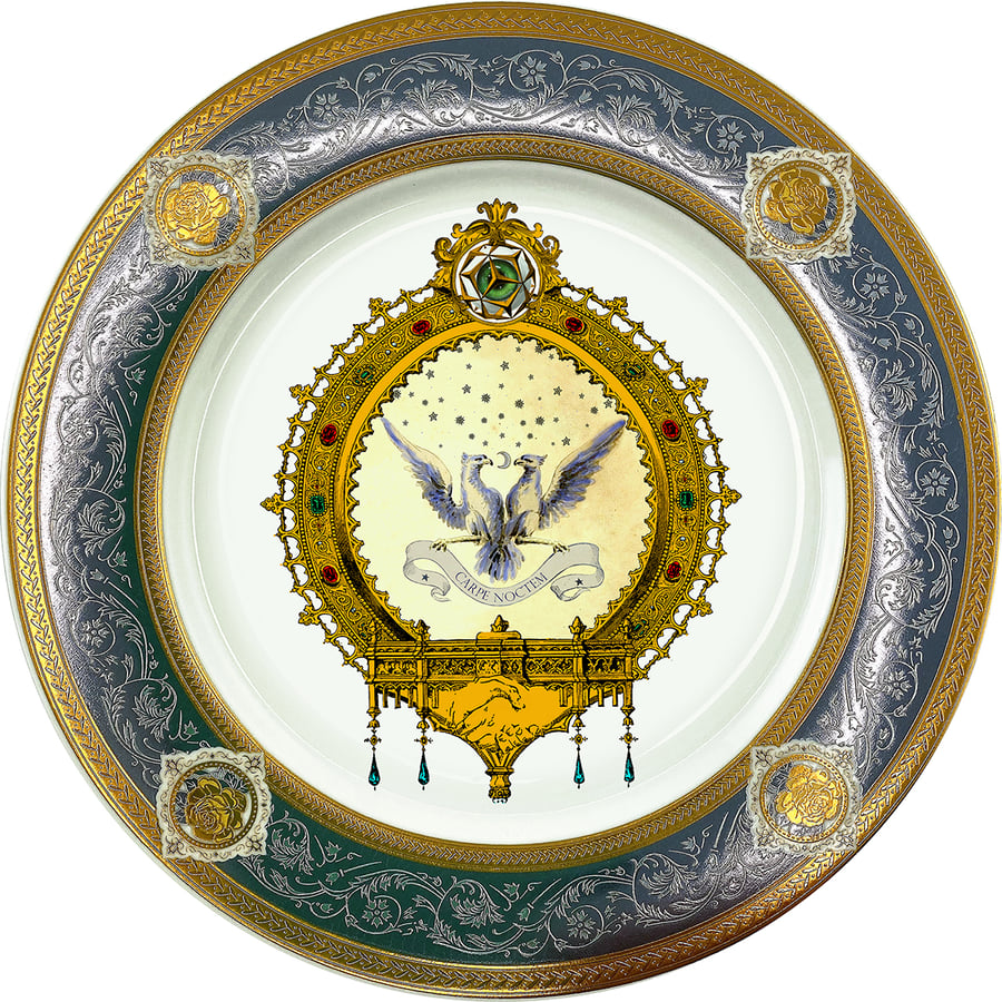 Image of Night - Fine China Plate - #0788