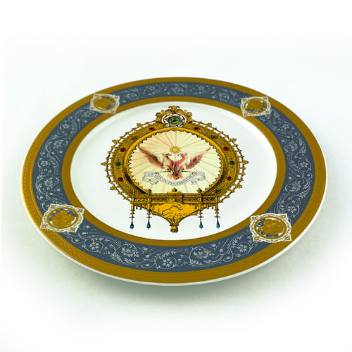 Image of Day - Fine China Plate - #0788