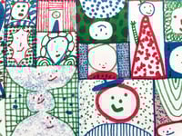 Image 4 of ‘Is this what it’s like when everyone has their camera on?’ A3 - 3 colour Risograph Print