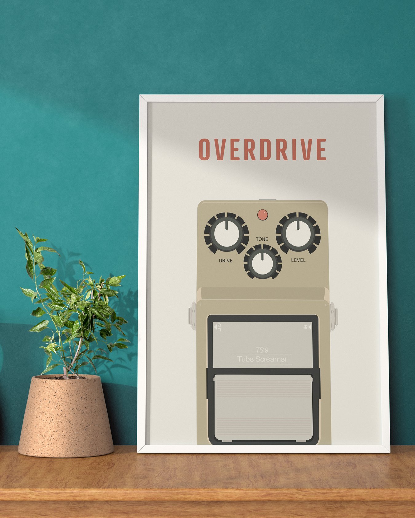 Image of Overdrive Pedal Print