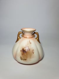 Image 2 of James Hadley Conical Two Handled Vase