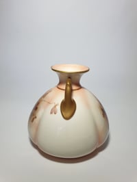 Image 3 of James Hadley Conical Two Handled Vase