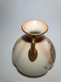 Image 4 of James Hadley Conical Two Handled Vase