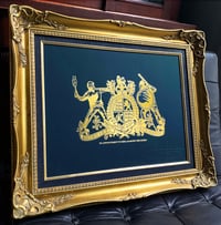 Image 2 of BY APPOINTMENT TO HER ANARCHY THE QUEEN  •  GOLD/BLUE • 