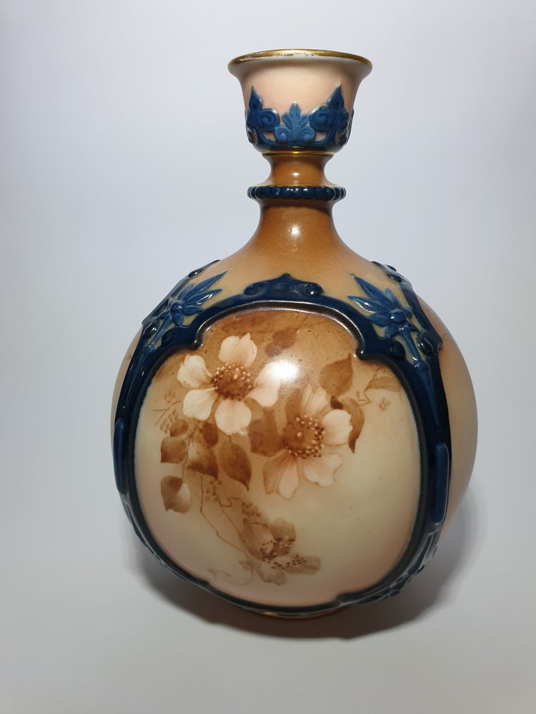 Image of James Hadley Globular Vase with Knopped Neck