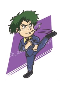 Image 2 of (Online Only) Stickers- Chibi Cowboy Bebop Crew 