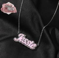 Image 4 of Double Layer Name Necklace 