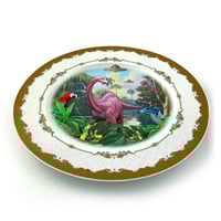 Image 2 of Dino Paradise - Fine China Plate - #0789