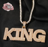 Image 1 of  Full Iced Out 3 Layers Letters