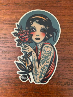 Image of Rose Girl - Sticker