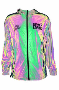 Image 4 of Stay Winning Red 3M Windbreaker Zip-Up Jacket