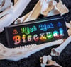 High Risk Bisexual Rainbow Holographic Sticker