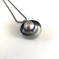 Image 3 of Large Striped Pearl Pendant