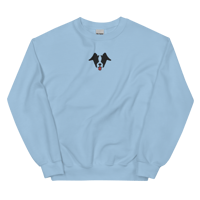 Image 4 of Embroidered Happy Pickledog Unisex Sweatshirt