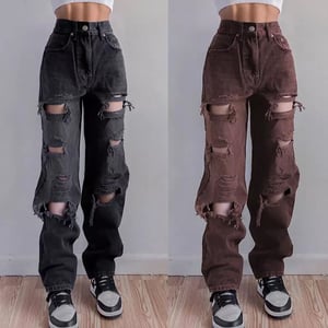 Image of Addison Distressed Jeans