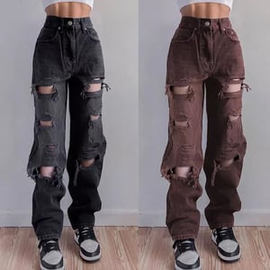 Addison Distressed Jeans | PEACHY WIXX