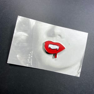 Image of TG Vampire Kiss Enamel Pin